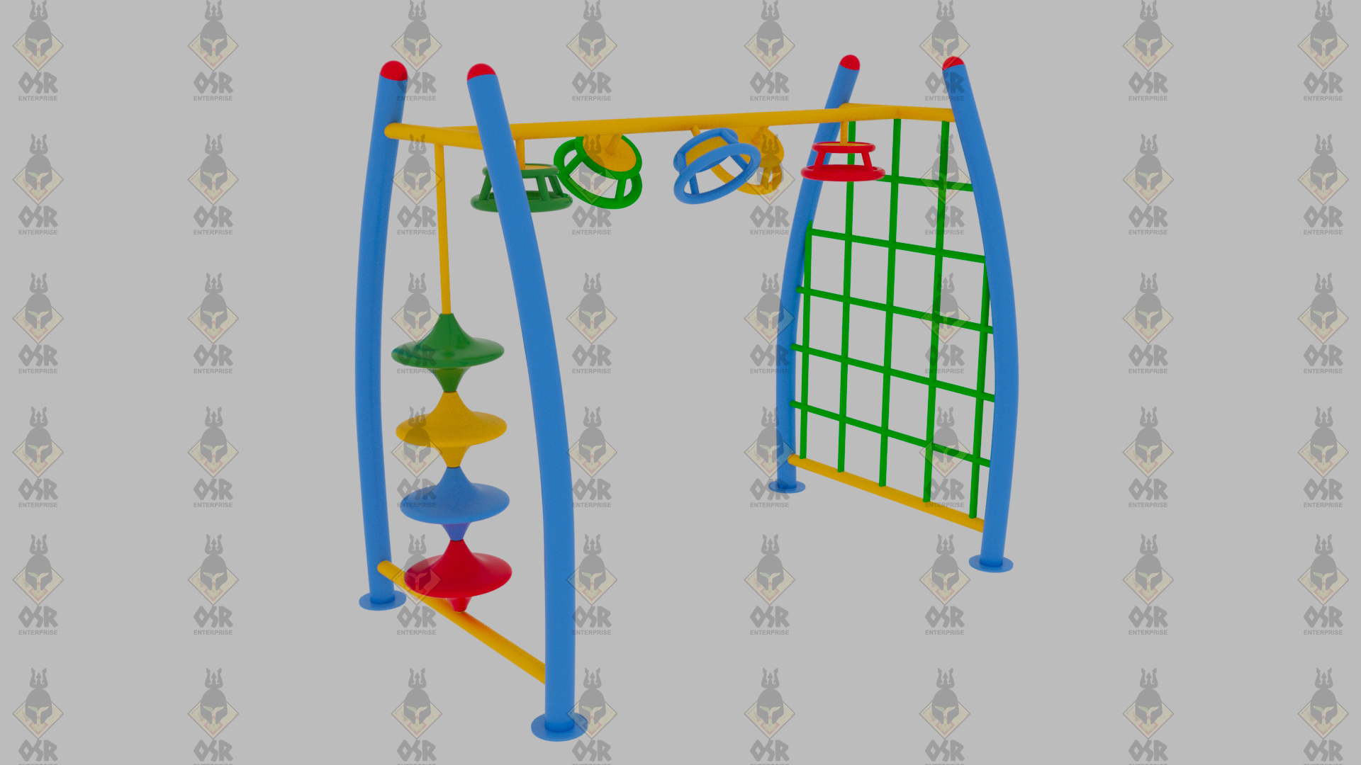 Climbing Net & Rings Climber - Product Image