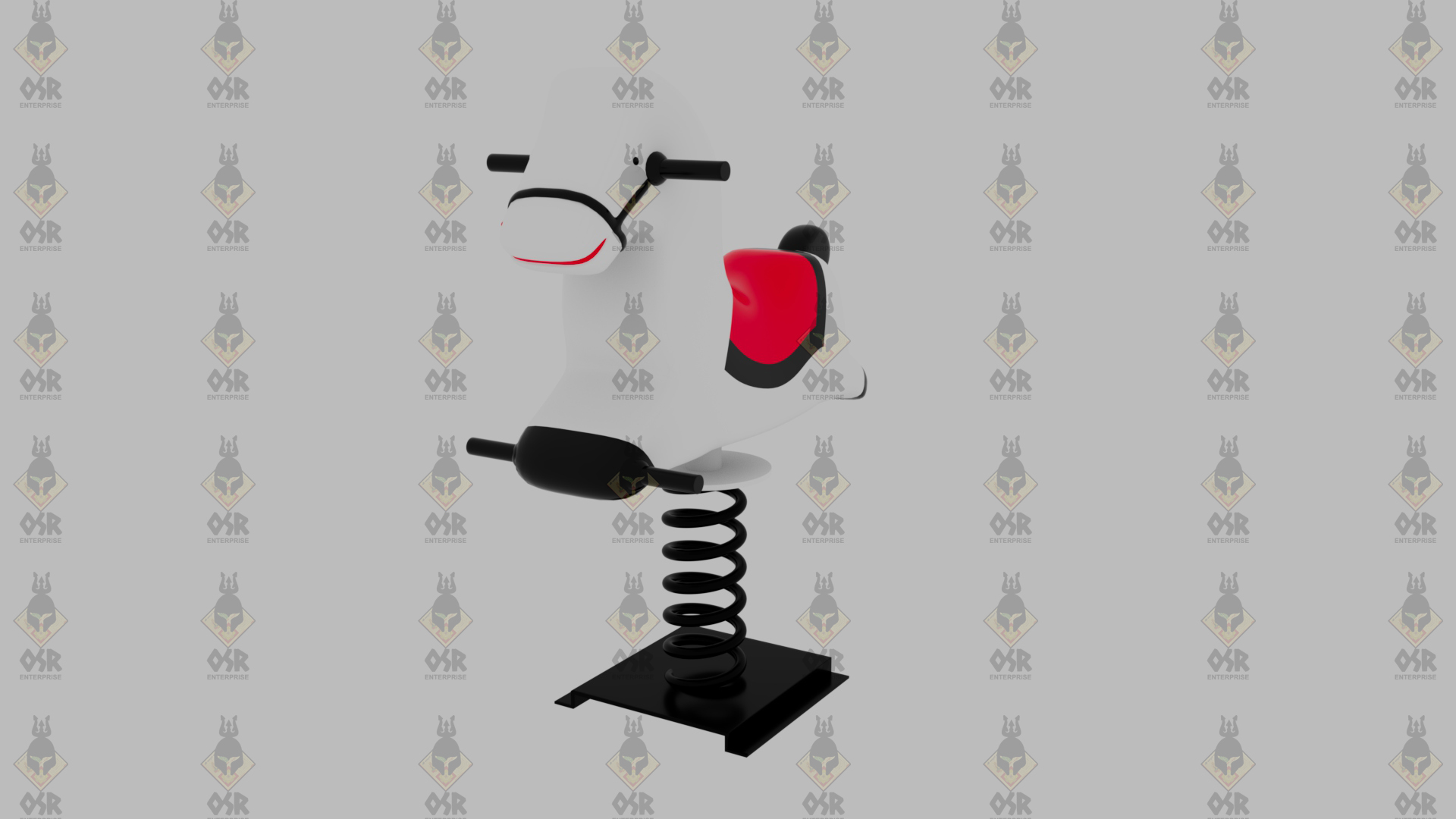 FRP Horse Spring Rider - Product Image
